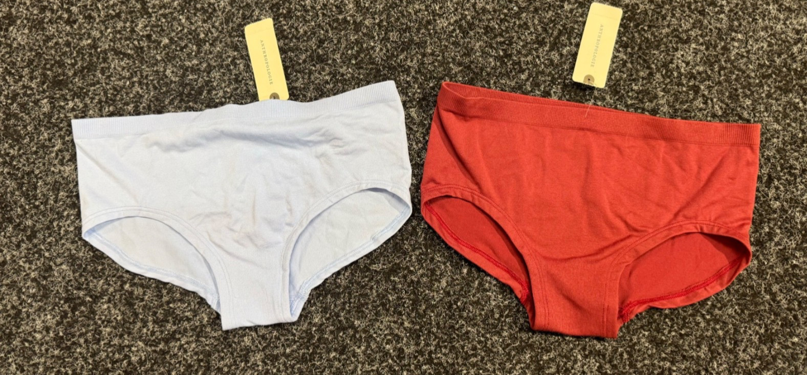🔥2 x Anthropologie Briefs, Underwear, NEW, Size 2XS/XS, RRP £28, b222