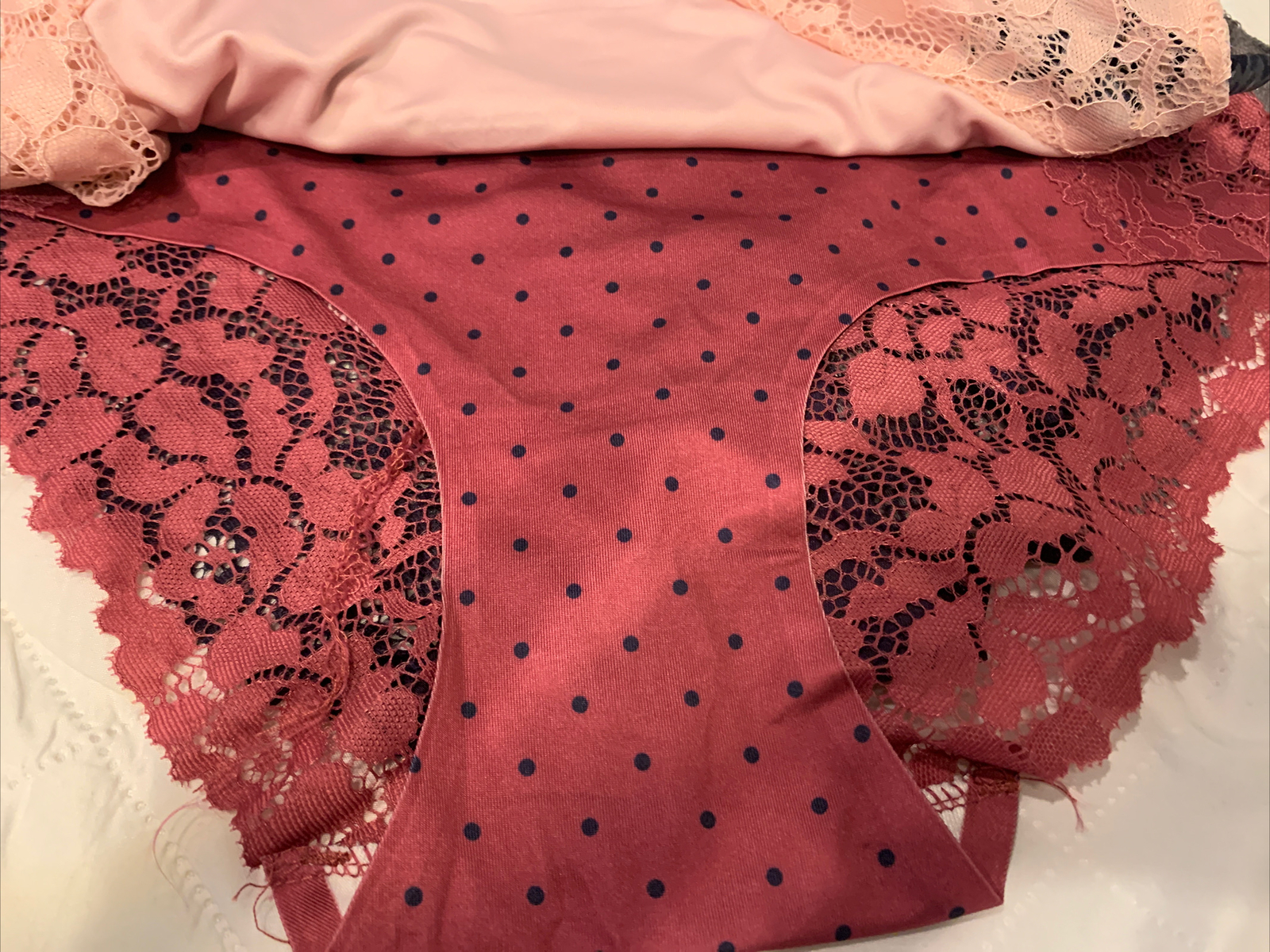 Nanette Lepore 5 Pack Seamless Knit Panties Set Plus Size 1X Floral Underwear
