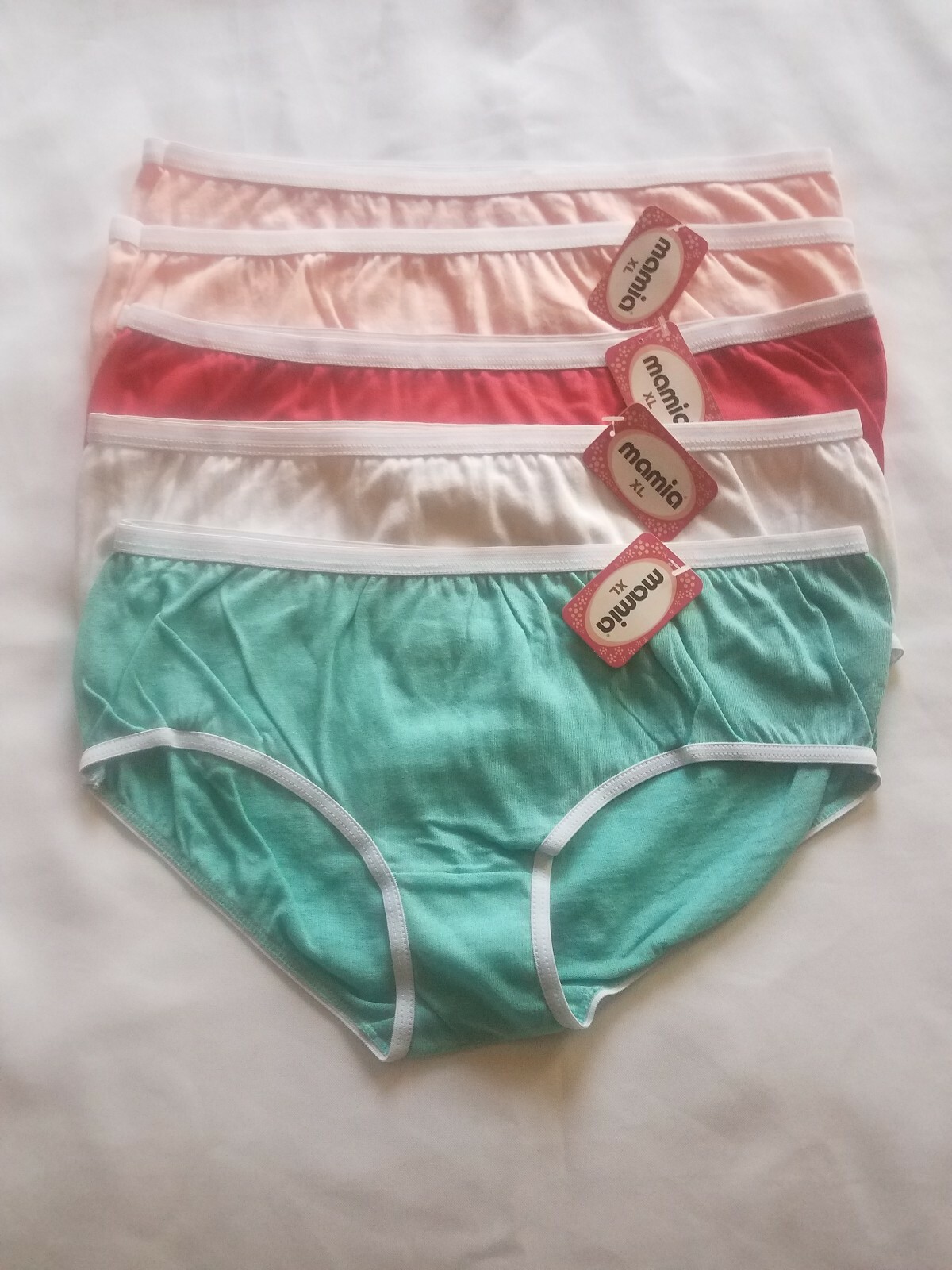 Cotton Panties, Cotton Underwear, Brand New, Lot of 5 Panties