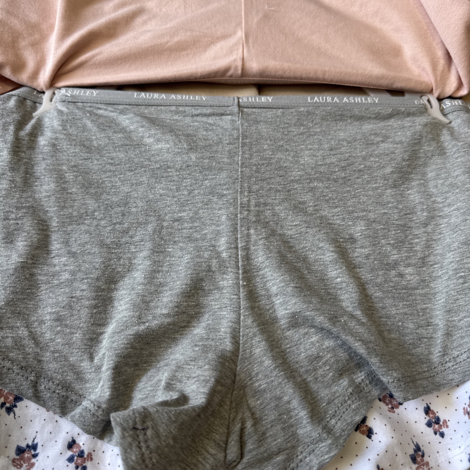 Laura Ashley Panties Boyshorts Underwear 5 Pack Size XL Bottoms Cotton Floral