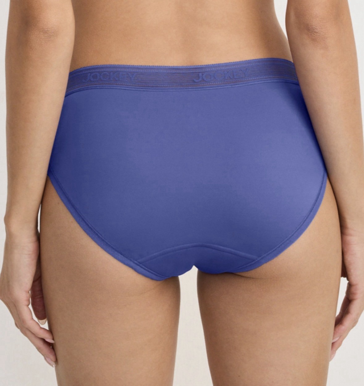 Jockey 3-Pack Worry Free PURPLE Micro Moderate Absorbency Underwear Bikini 4XL