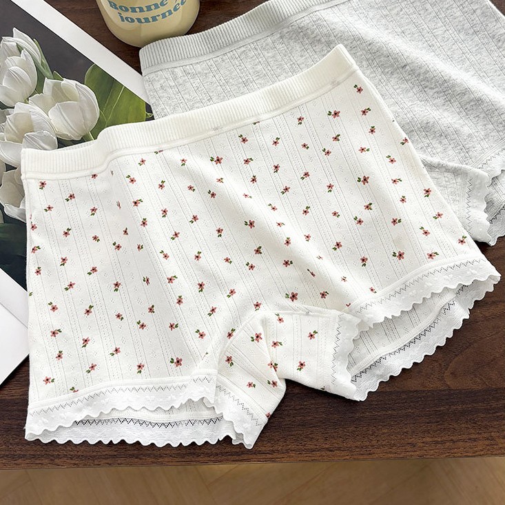 5 Pack Lot Sexy Womens Boyshorts Underwear Boxer Shorts Panties Cotton Lingeries