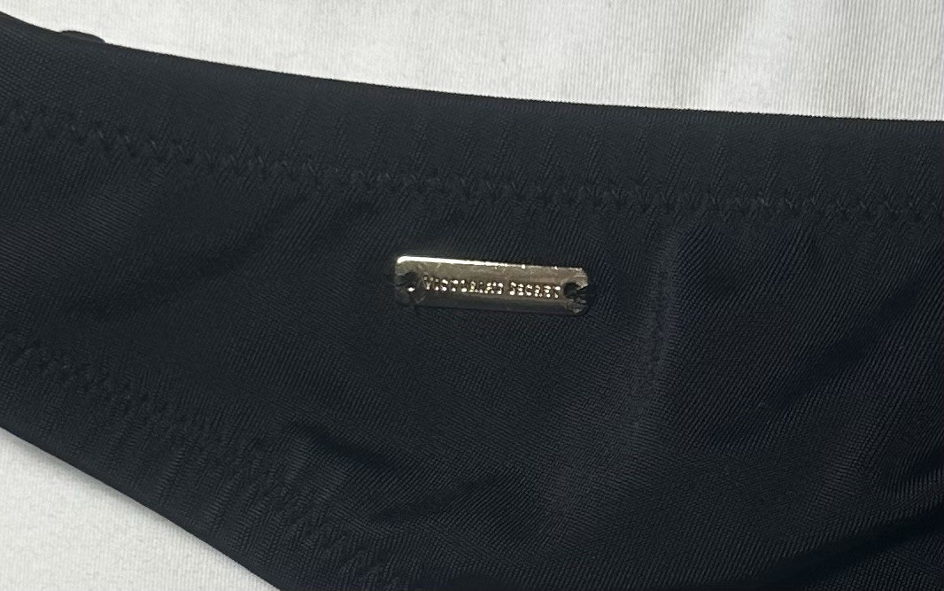 Victoria’s Secret Women’s Black Solid Bikini Bottoms XL
