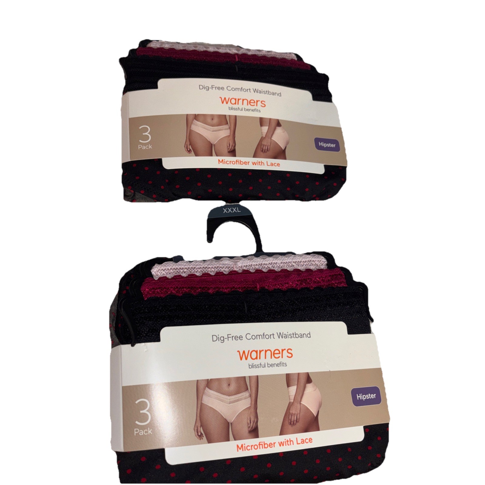 A Lot Of 2(3) Packs Hipsters Dig Free Comfort Waistband Multicolored