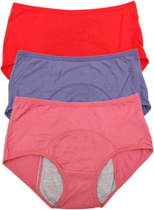 Viscose Brief Menstrual Leakproof Panties Multi Pack Size XXS-3XL/10