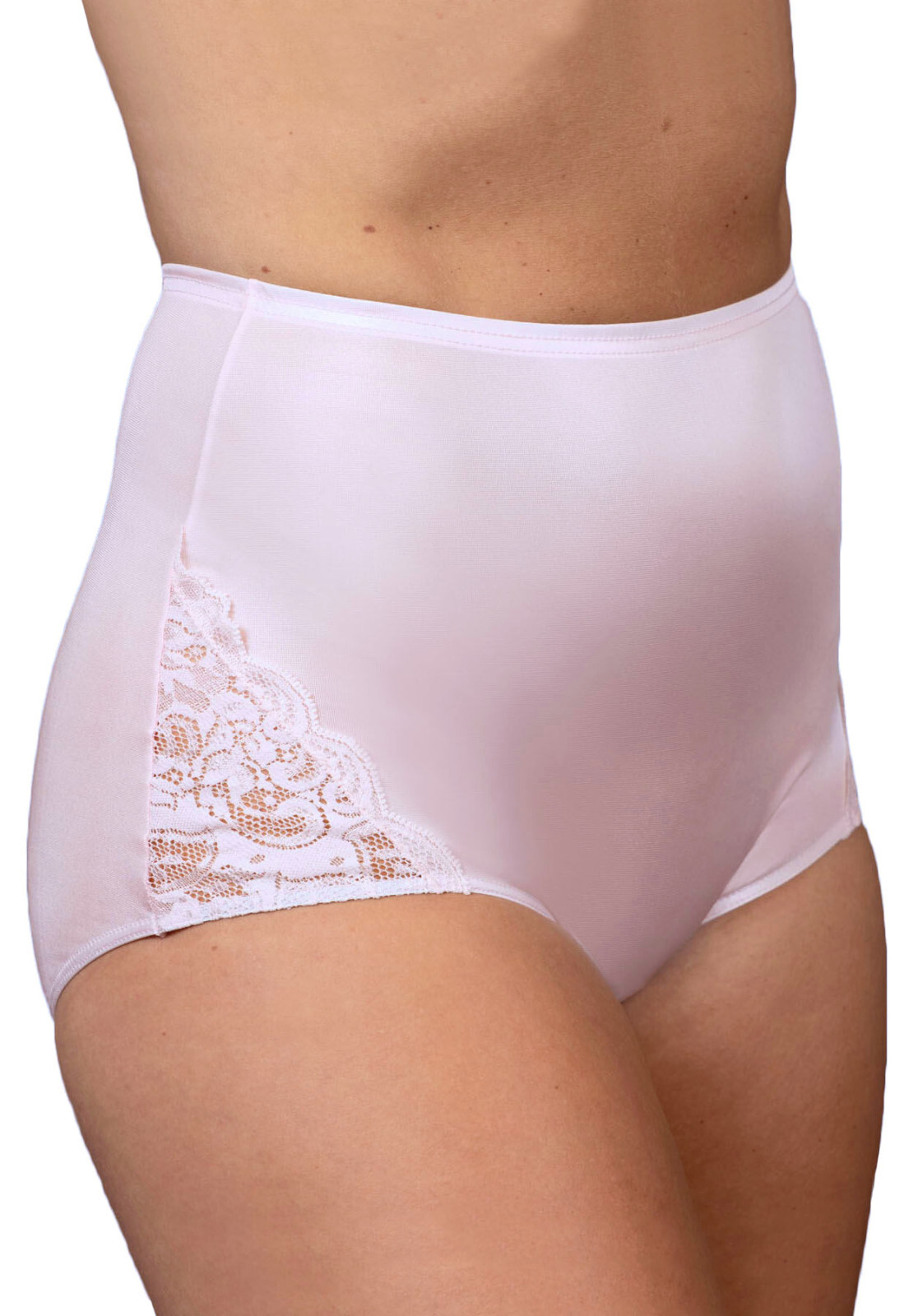 Shadowline Panty Womens Underwear Brief High Waist With Lace Full Coverage 17082