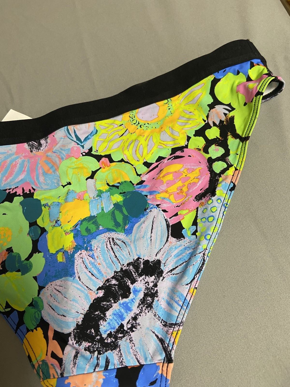 NWT Parade Midnight Garden Bikini Brief Size Small