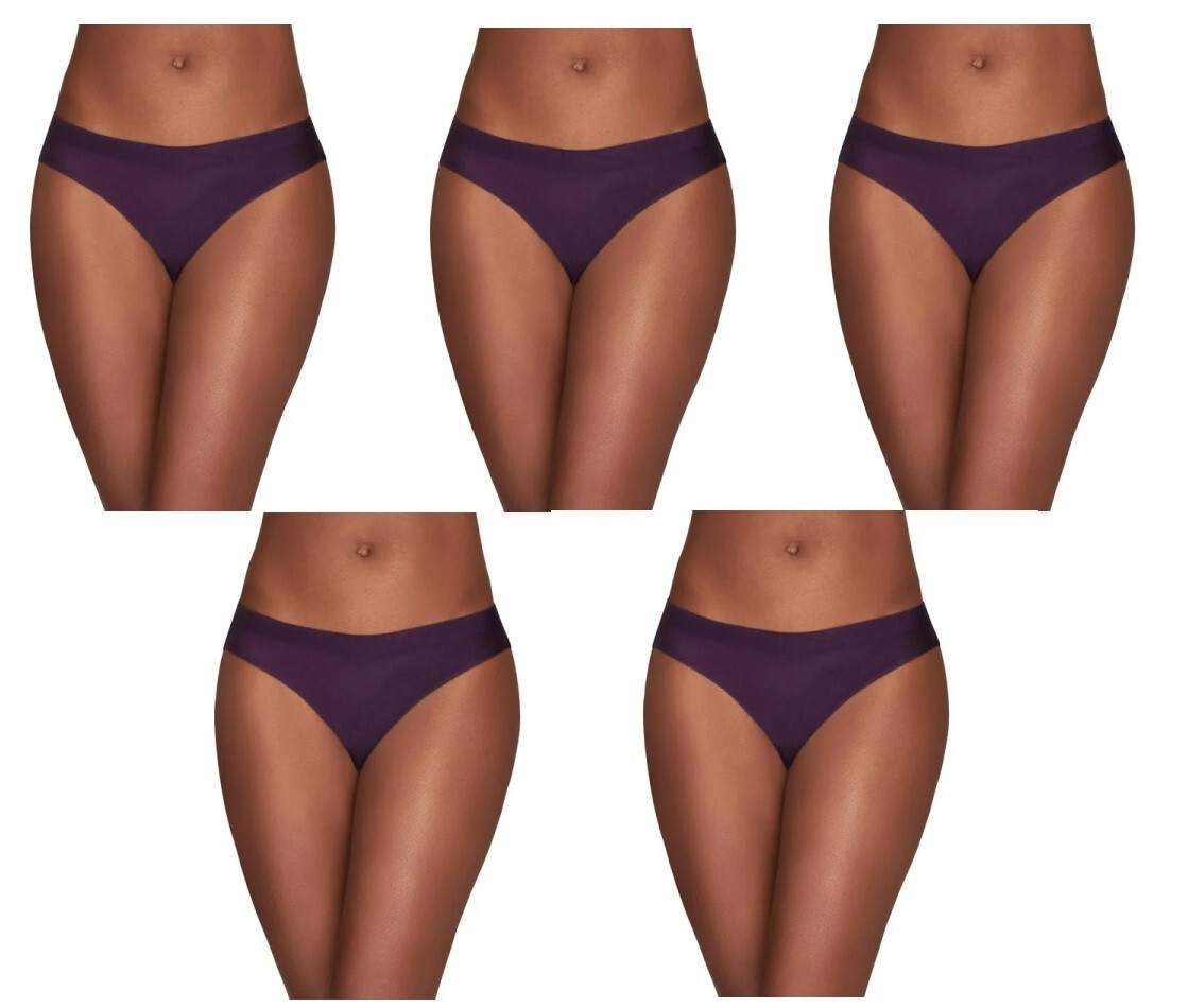 5 Prs Vanity Fair Beyond Comfort Silky Stretch Bikini 18291 Sangria 5-6-7-8
