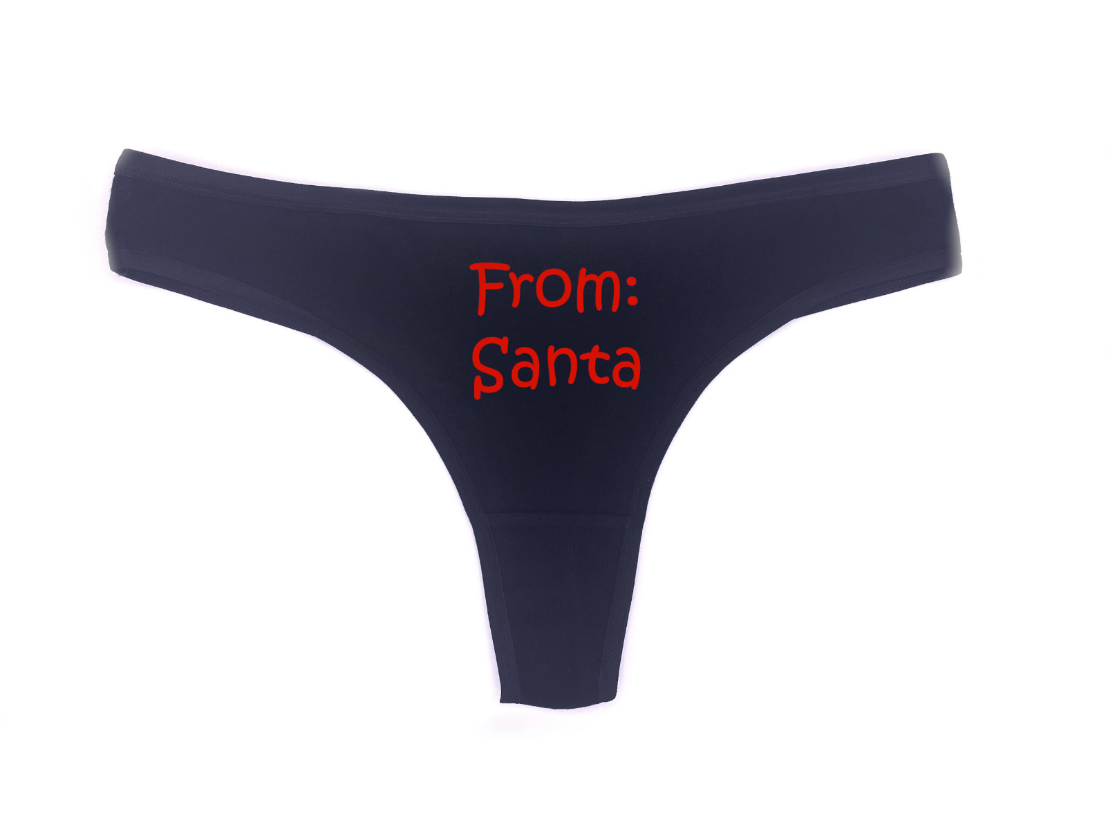 Christmas Thong From Santa Underwear Sexy Slutty Clothing Panties