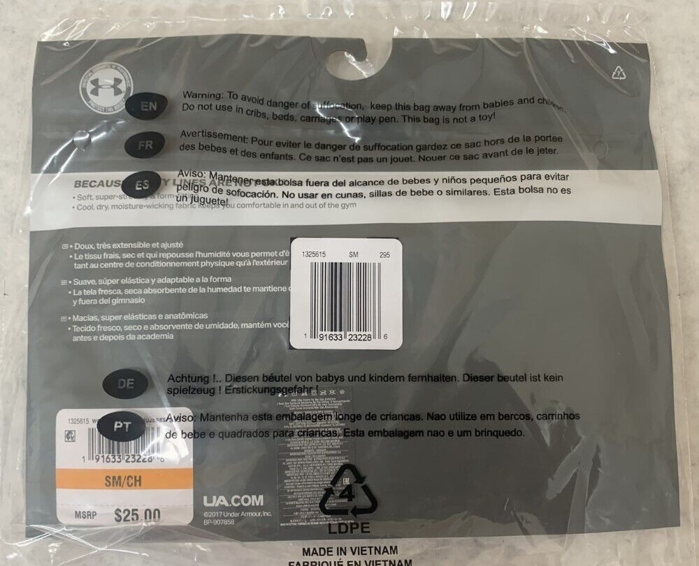 Under Armour Women’s UA Pure Stretch Thong 3-Pack in Beige Size Small