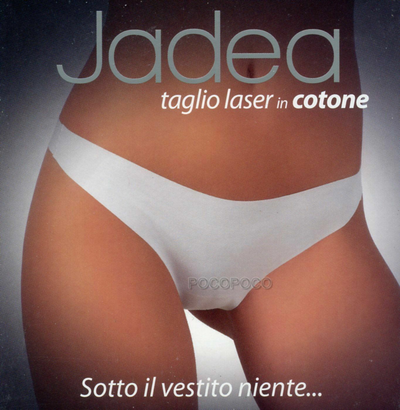 Jadea 8002 Women Invisible Low Waist Thong Cotton Elastic Laser Thong