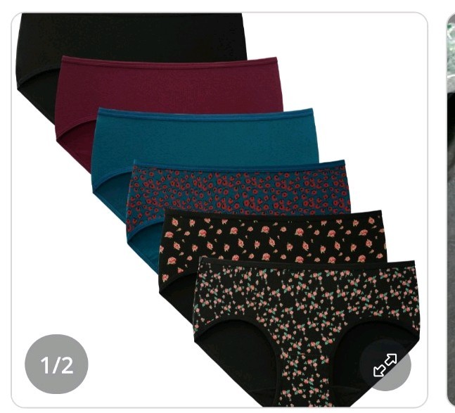 Inners Women’s Plus Size Panties Size XXL Dark Rose