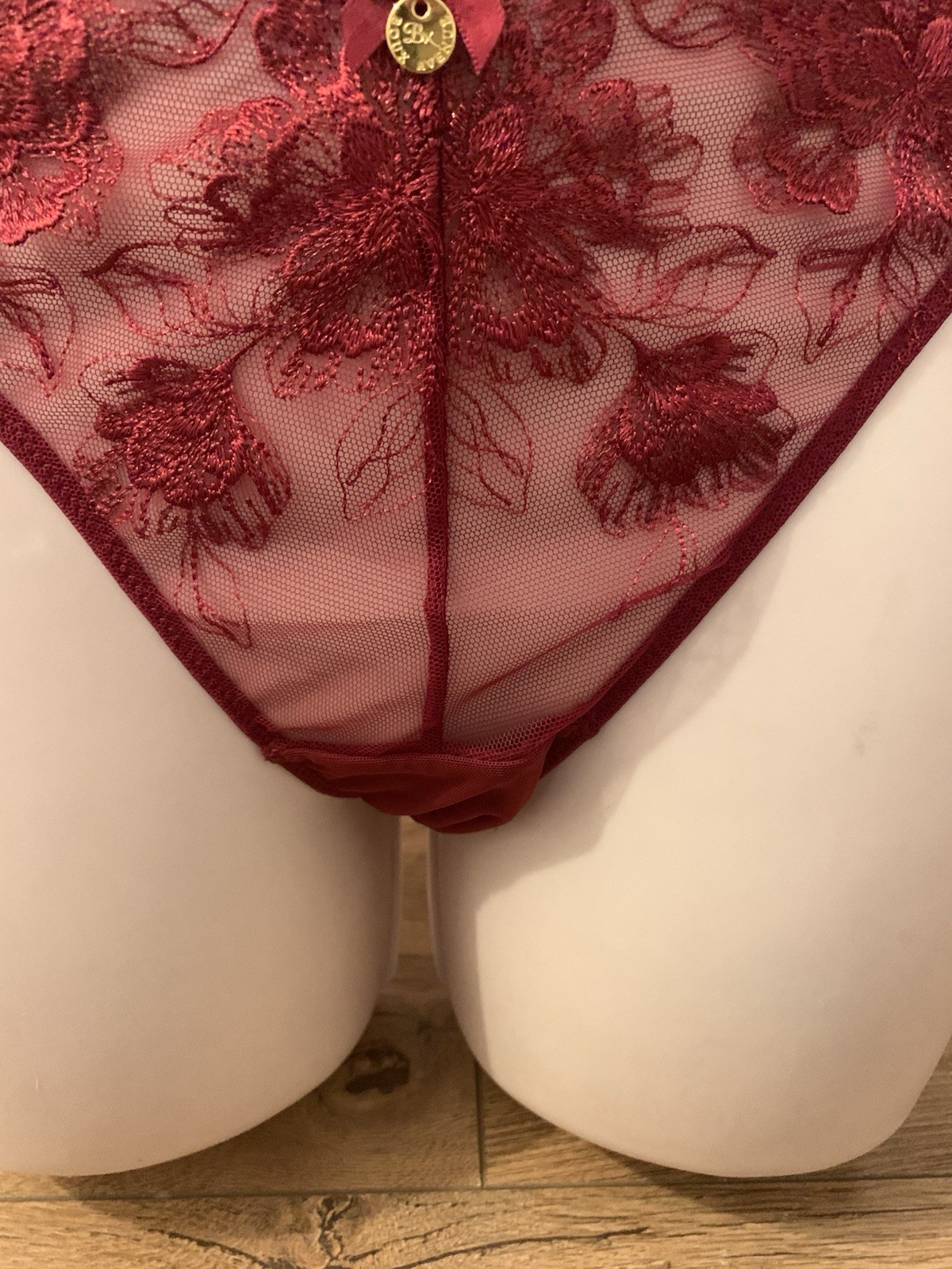 Boux Avenue Briefs x2 Pair Demi & Sadie Red Mix 8 RRP 34 Freepost