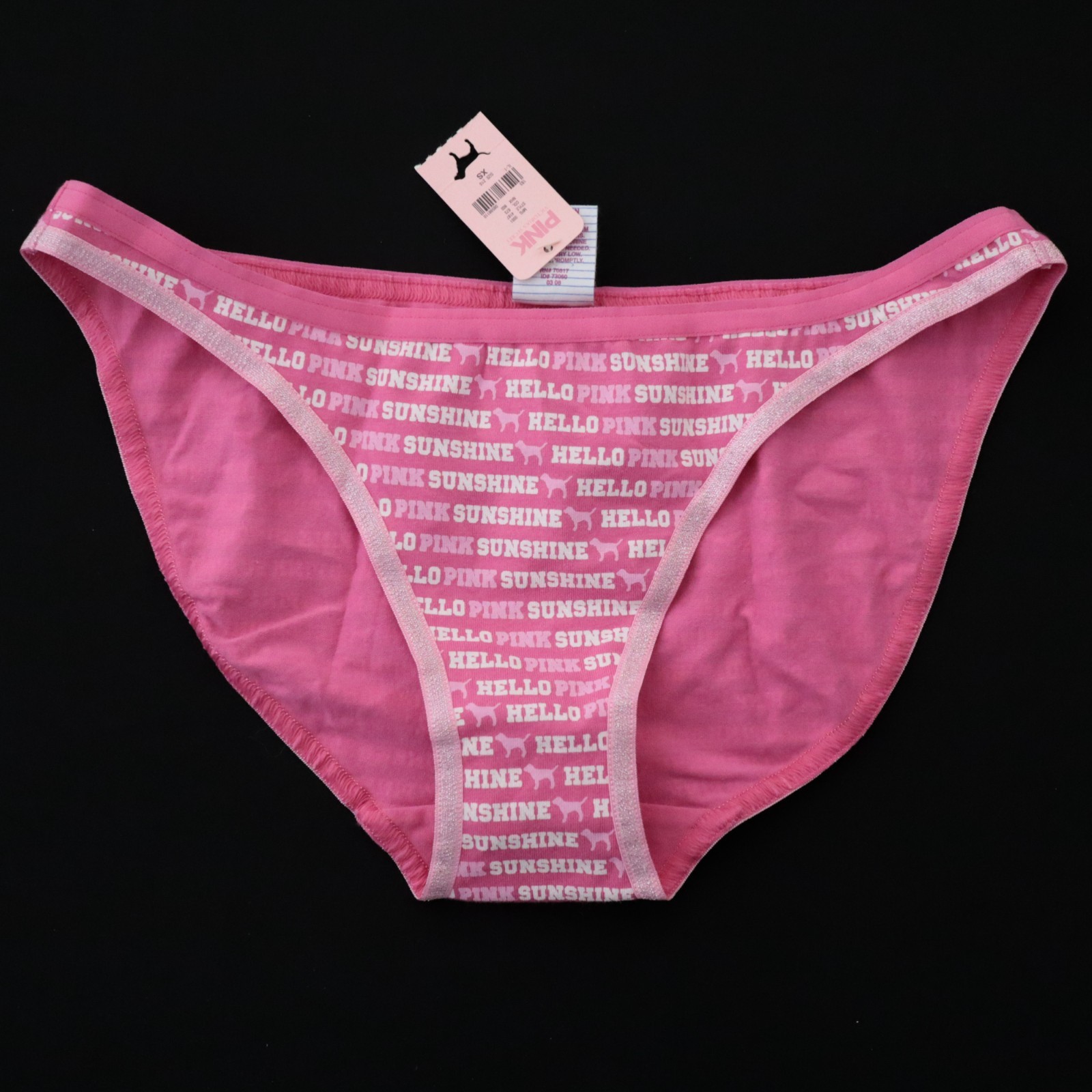 NEW Victoria’s Secret VINTAGE PINK Full Cut Skinny Side Bikini Panty XS X-SMALL