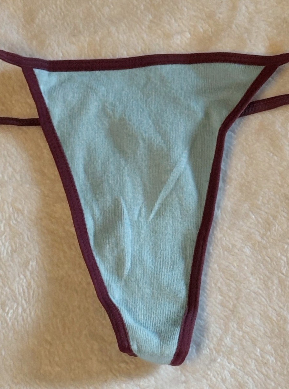 5 Pack Womens Thongs Panties Bundle Black Yellow Blue Green Beige Size S NEW