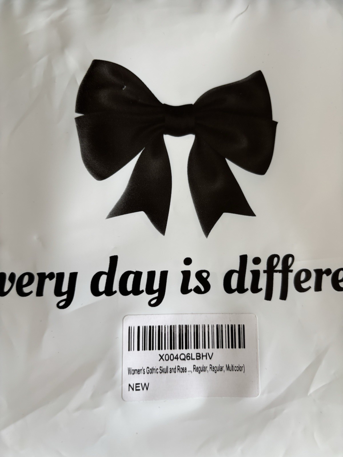 Gothic Skull & Rose “Every Day Is Different” 6 pairs med panties