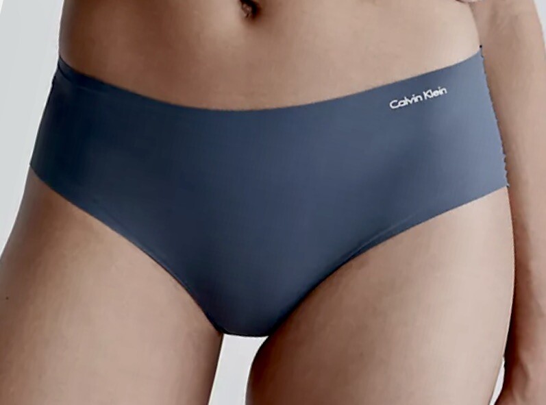 CALVIN KLEIN Invisibles Blue Edge Hipster Panty NEW Womens Sz S 5 M 6 L 7 XL 8