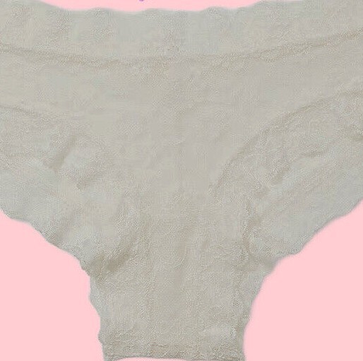 XS S M L XL XXL Coconut White FLORAL LACE THELACIE Victorias Secret CHEEKY Panty