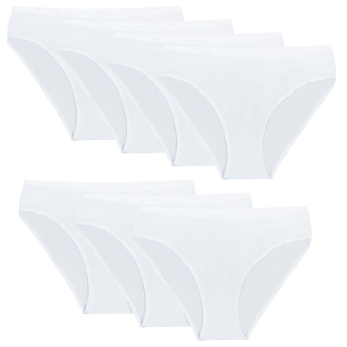 7 ladies’ waist briefs underpants black white underwear cotton briefs 34-44