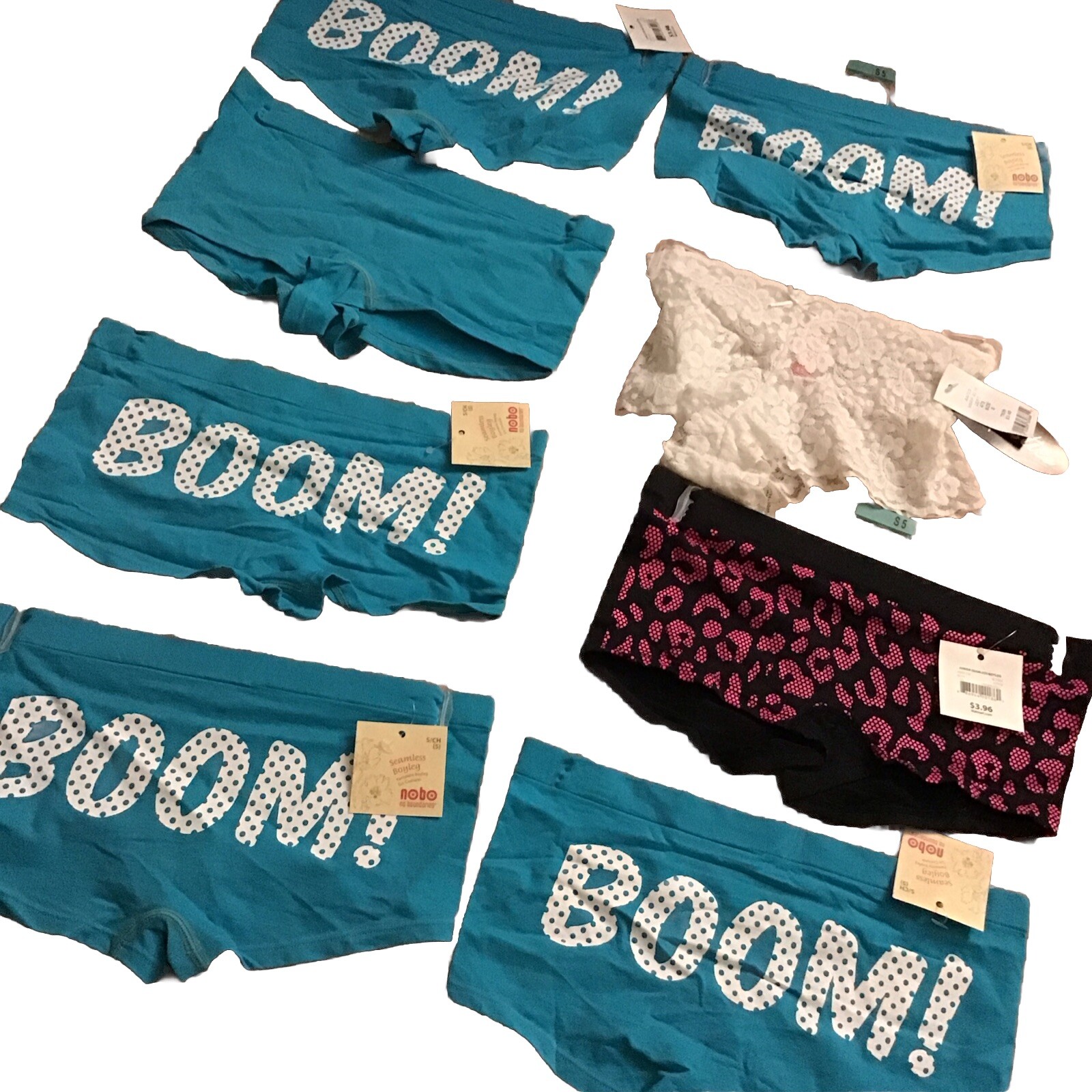 Women’s Underwear Lingerie Seemless Boy leg Sleepwear 8 PCs SIZE S/XS…Lot R3.HS