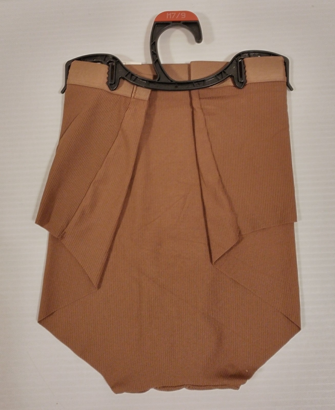 NOBO No Boundaries Brief Micro Rib Free Cut Brief Brown Latte M (7-9) New