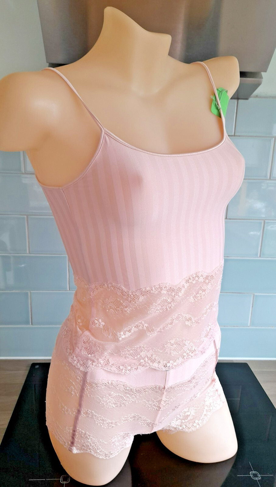 Mey Favourites Vintage Rose JAZZ Stripe and Deep Lace Shorts