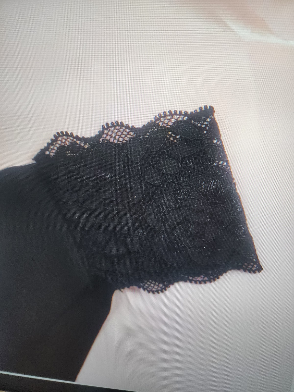 Ladies Sexy Lace Hollow-out Thin Close Fitting Panties “I Love My Husband”