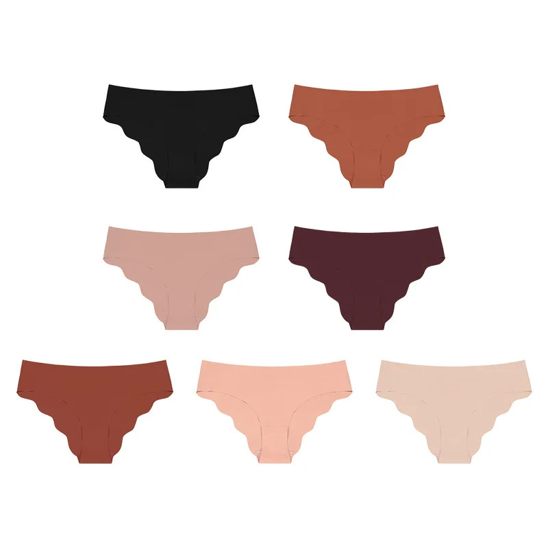 Low Rise Seamless Panties Laser Cut Women’s Invisible Soft Stretch Underwear