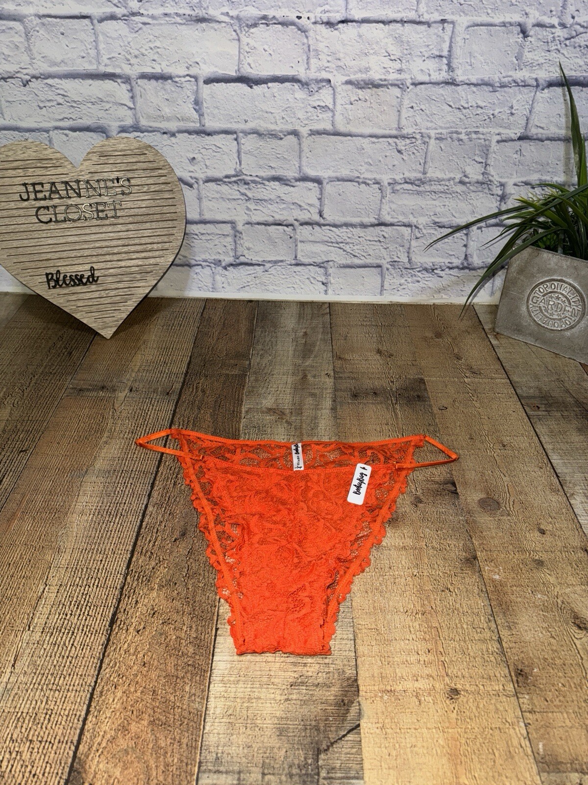 BootayBag Orange Panties NWT Size XL
