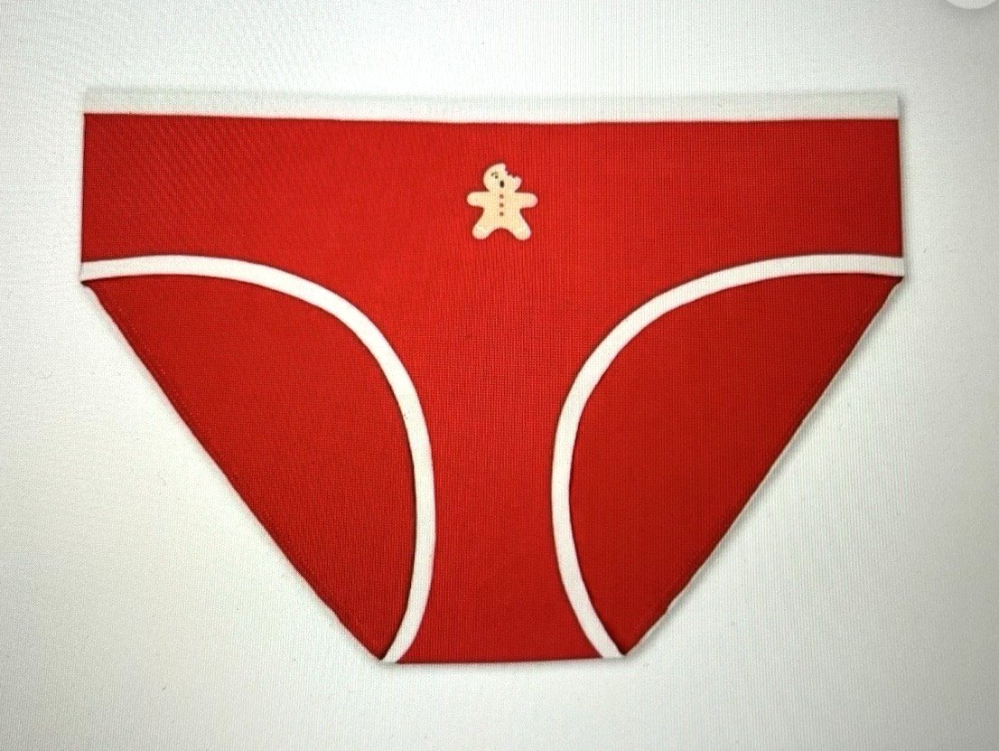 NIB~HOLIDAY TIME Christmas Hipster Underwear~7 Pack Women size S (12-14) Panties