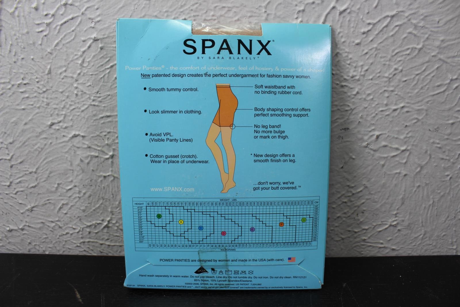 Spanx By Sara Blakely Power Panties Performance Underwear Bare Size G