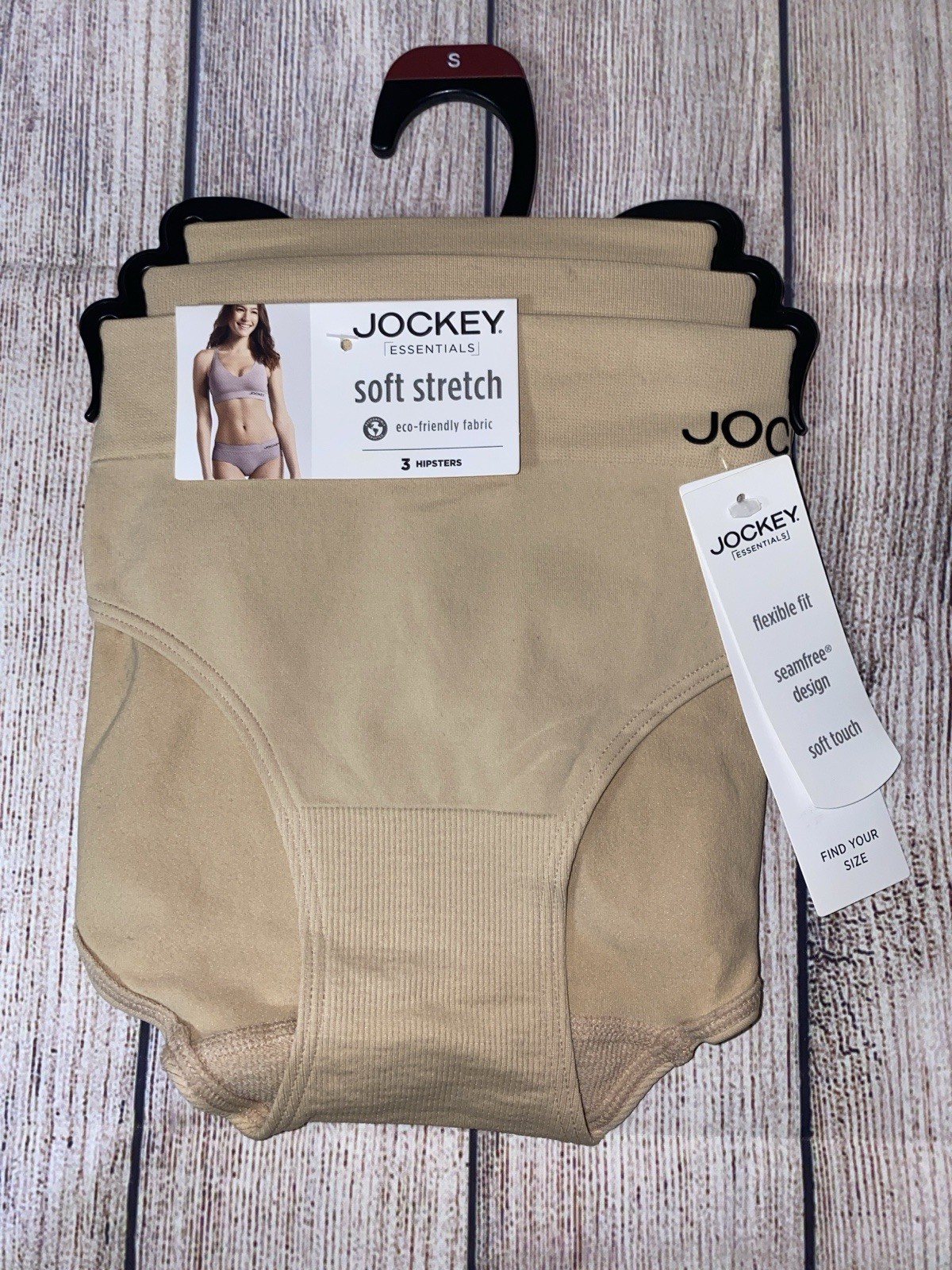 New Jockey Women’s 3-Pack Seamfree Hipster Panty Underwear Size Small