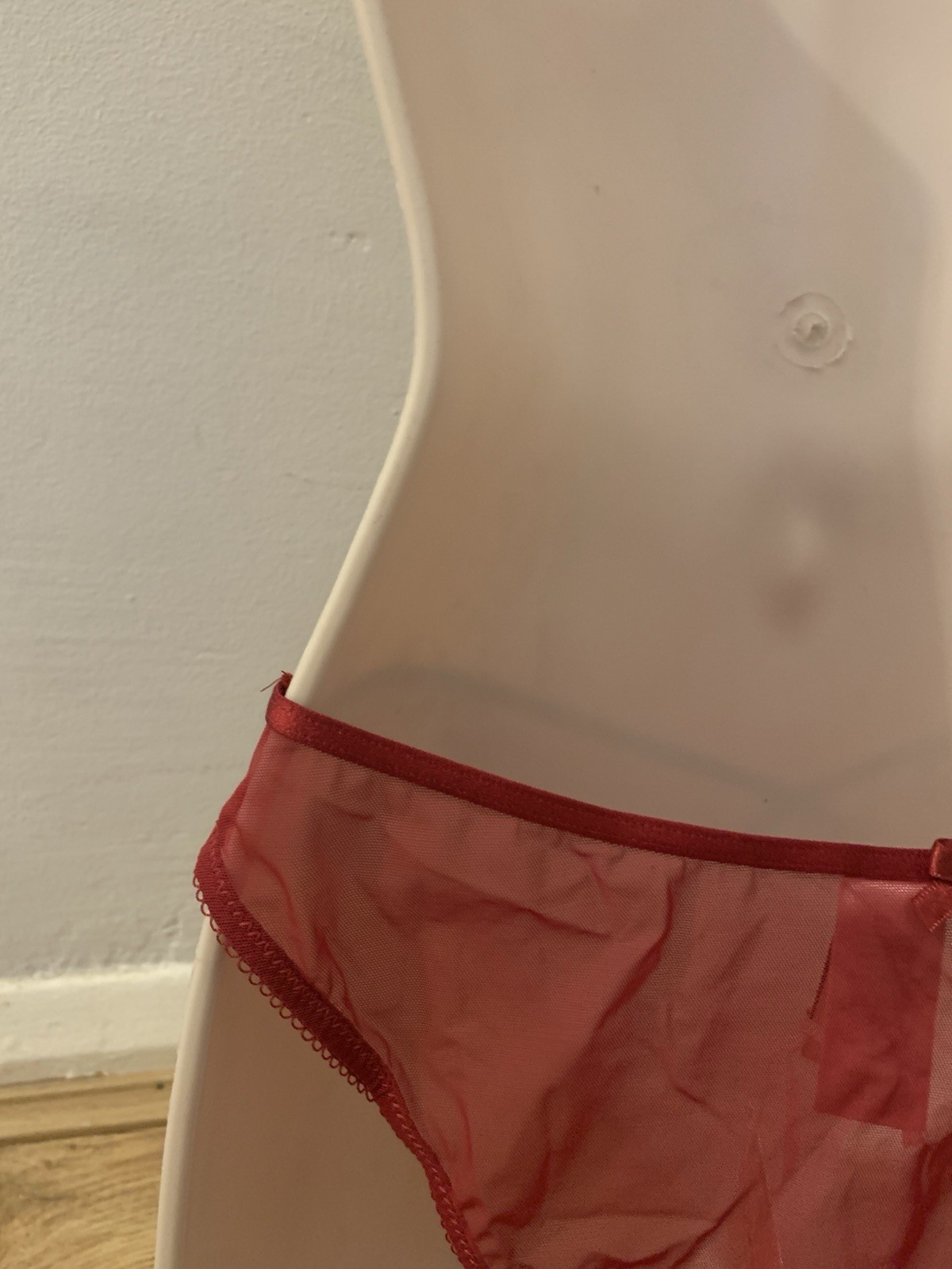 Boux Avenue Briefs x2 Pair Demi & Sadie Red Mix 8 RRP 34 Freepost
