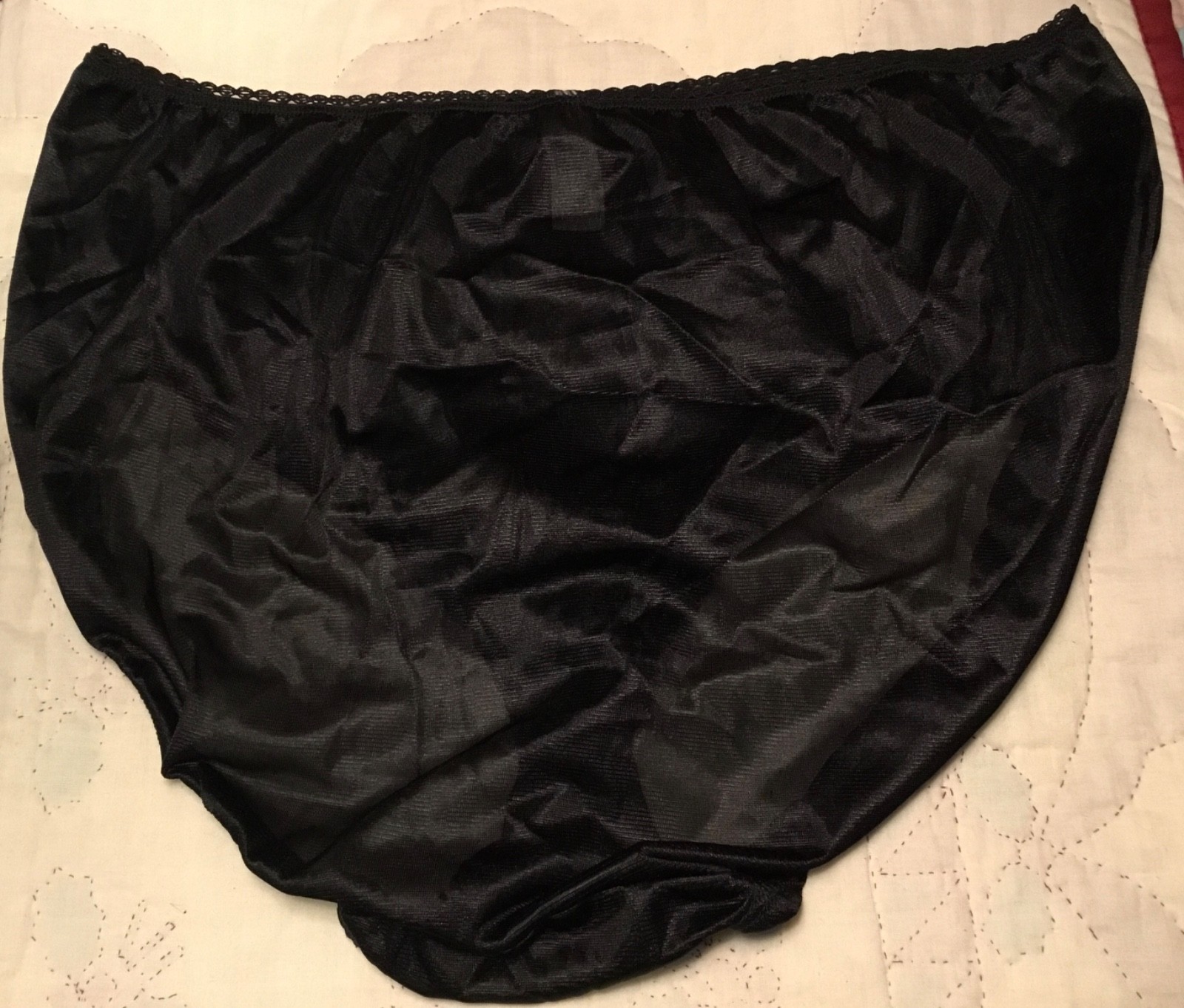 4 Pair Ladies 100% Polyester Black Colored Briefs Style# SB4000 RN# 86752