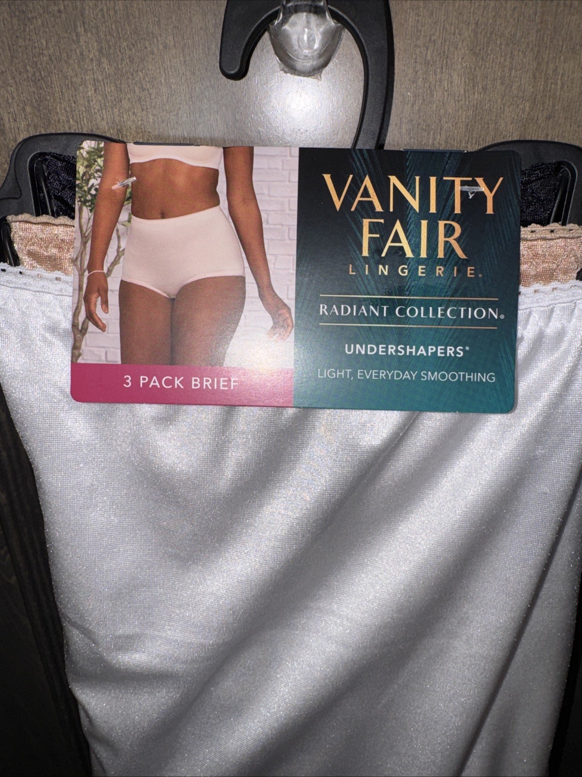 Vanity Fair Radiant Undershapers Brief Panties 3 Pack Sz XXXL/10