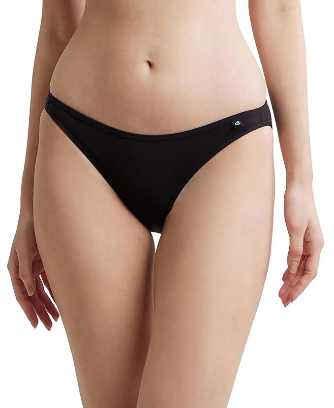 Jockey SS02 Women’s Super Cotton Elastane Stretch Low Waist Bikini Pack of 2