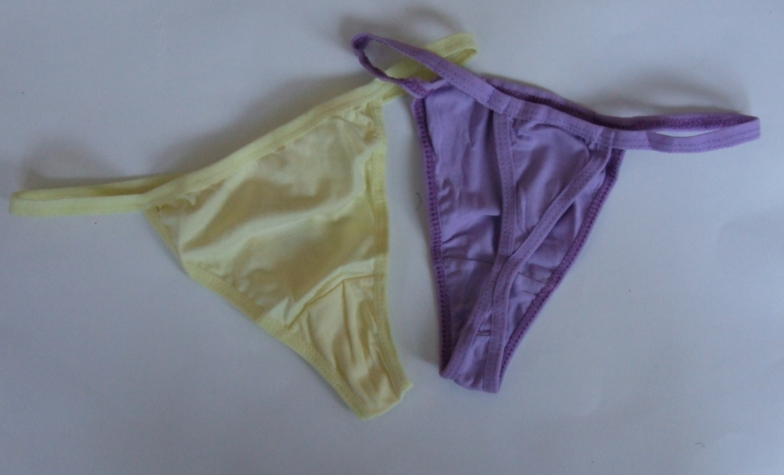 Five Alya Size 10 string thong knickers panties brief stretchy cotton multicolor