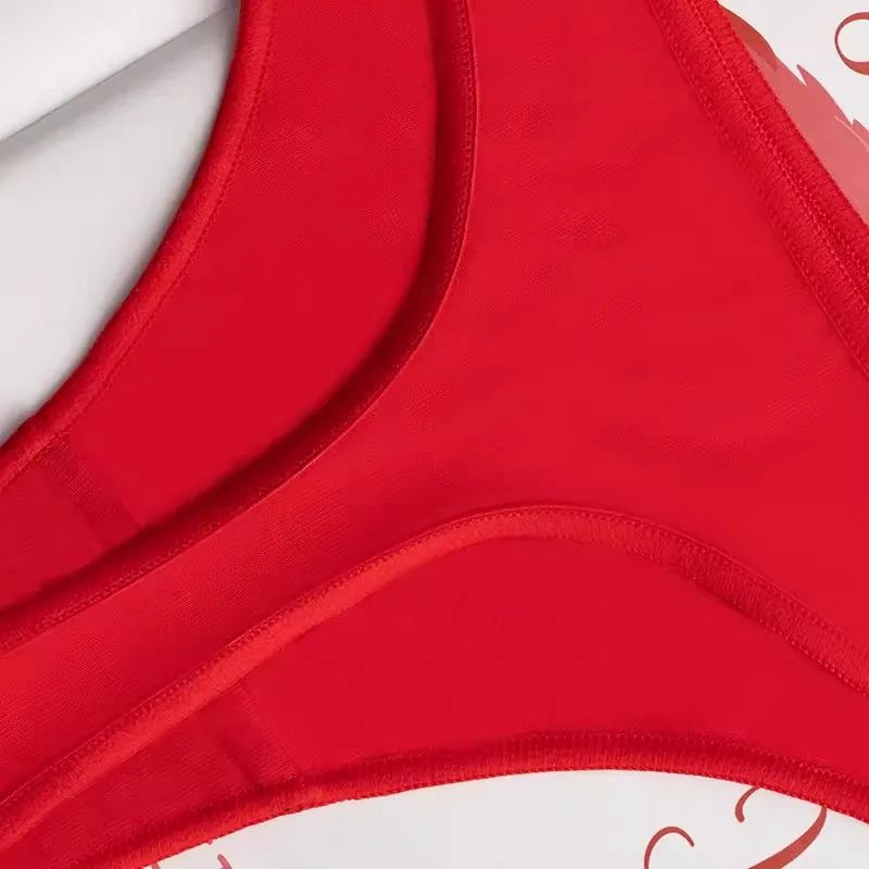 Personalised Penties Custom Printed Women Thong Soft Cotton Designer Underwear