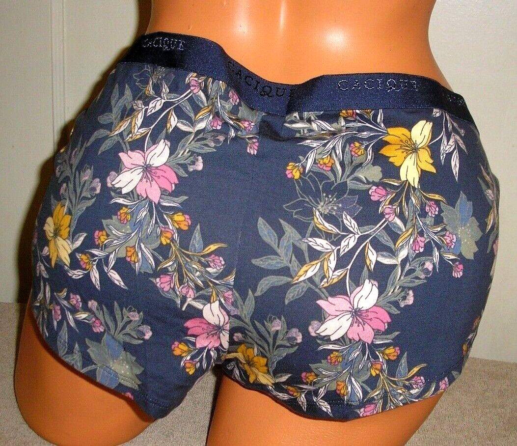 Panties Lingerie Cacique Lane Bryant Floral Cotton Boyshorts Sz 18/20