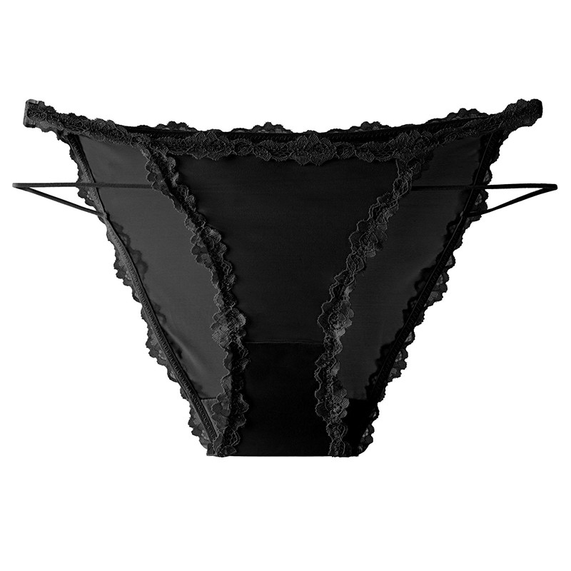 6 Pack Lot Sexy Ladies Womens Lace Satin Panties Bikini Brief Underwear Lingerie