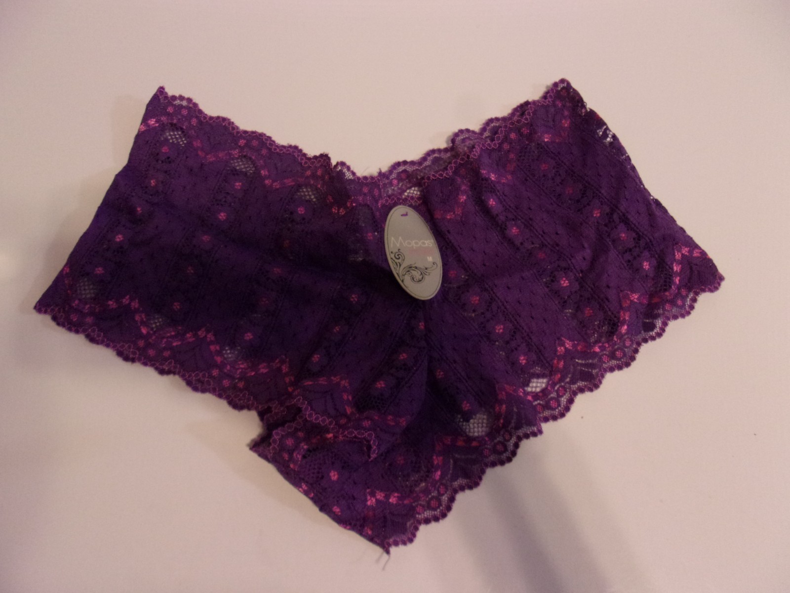 NWT 2 Pairs MOPAS Intimate Lace Women’s Panties SIZE M NWT