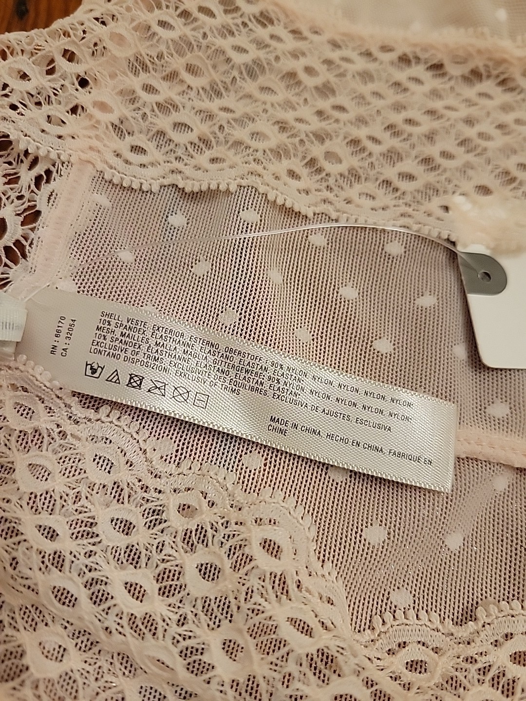 Anthropologie Womens M Pink Rose Lace High Waisted Panties Sheer Sexy Comfort