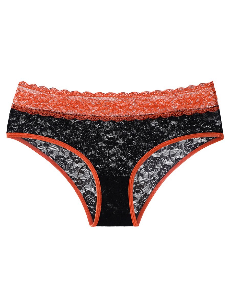 Ladies Casual Mesh Triangle Underwear Polyester Soft Stretch for Vacation Wear