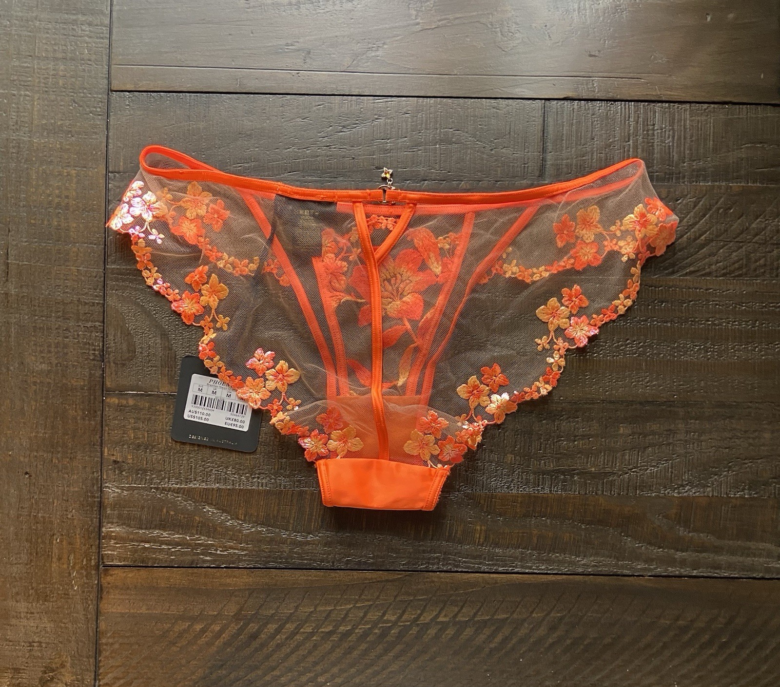 Honey Birdette Phoenix Brazilian Panty Size M