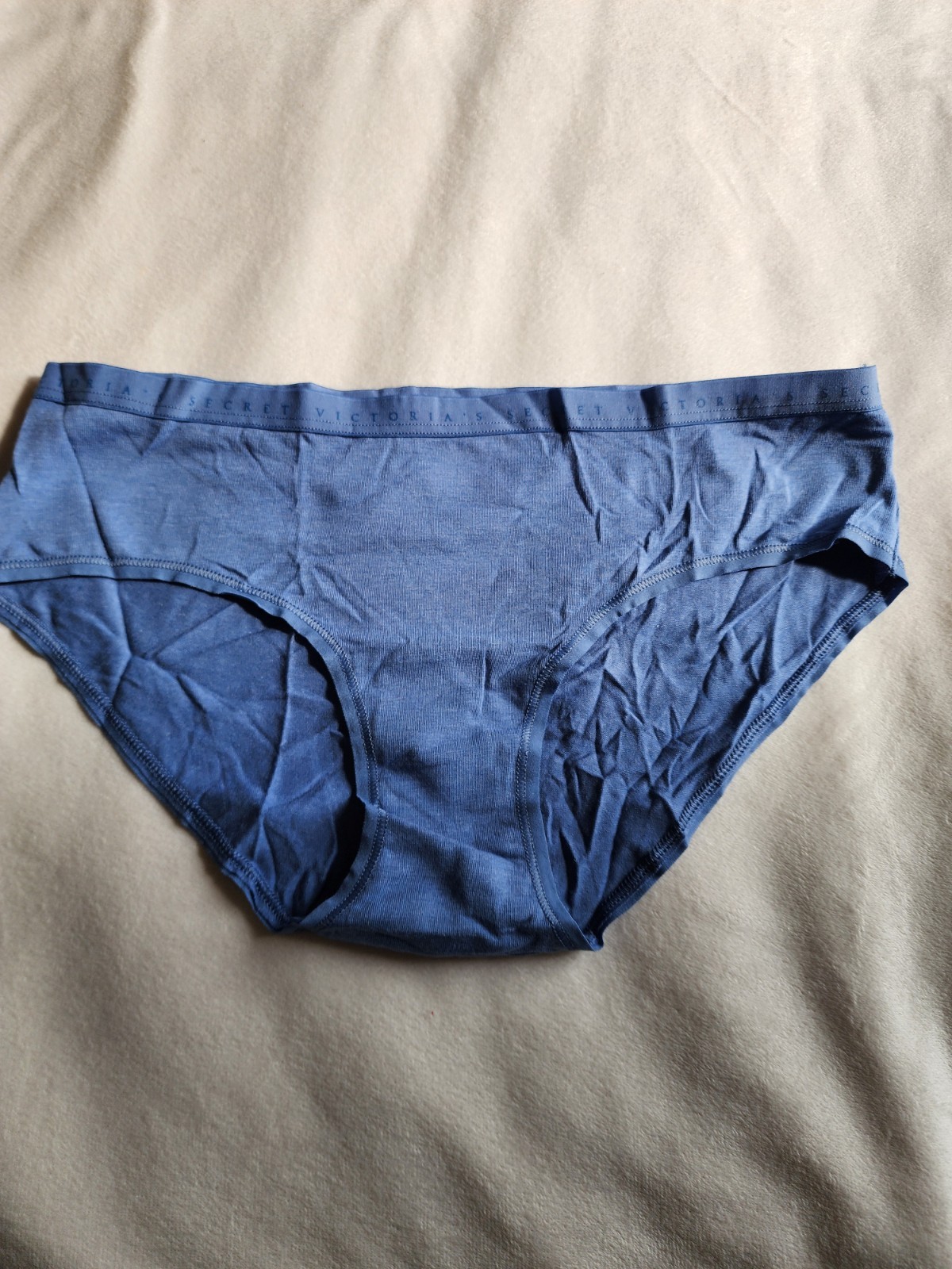 4 VICTORIA SECRET PANTY BIKINI CHEEKHIPHUGGER, Cotton Blend, Sz M India 54867 Nw