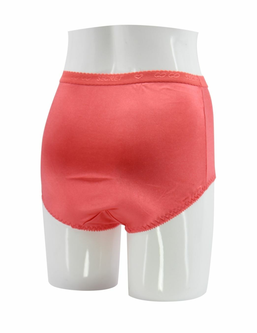 3 6 Women High Waist Full Coverage Shiny Smooth Silky Satin Brief Panties Undies