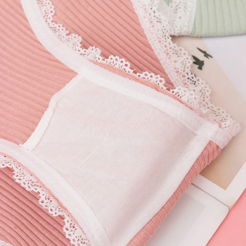 6 Pack Lot Sexy Womens Cotton Panties Thongs Briefs Lace Trim Underwear Lingerie