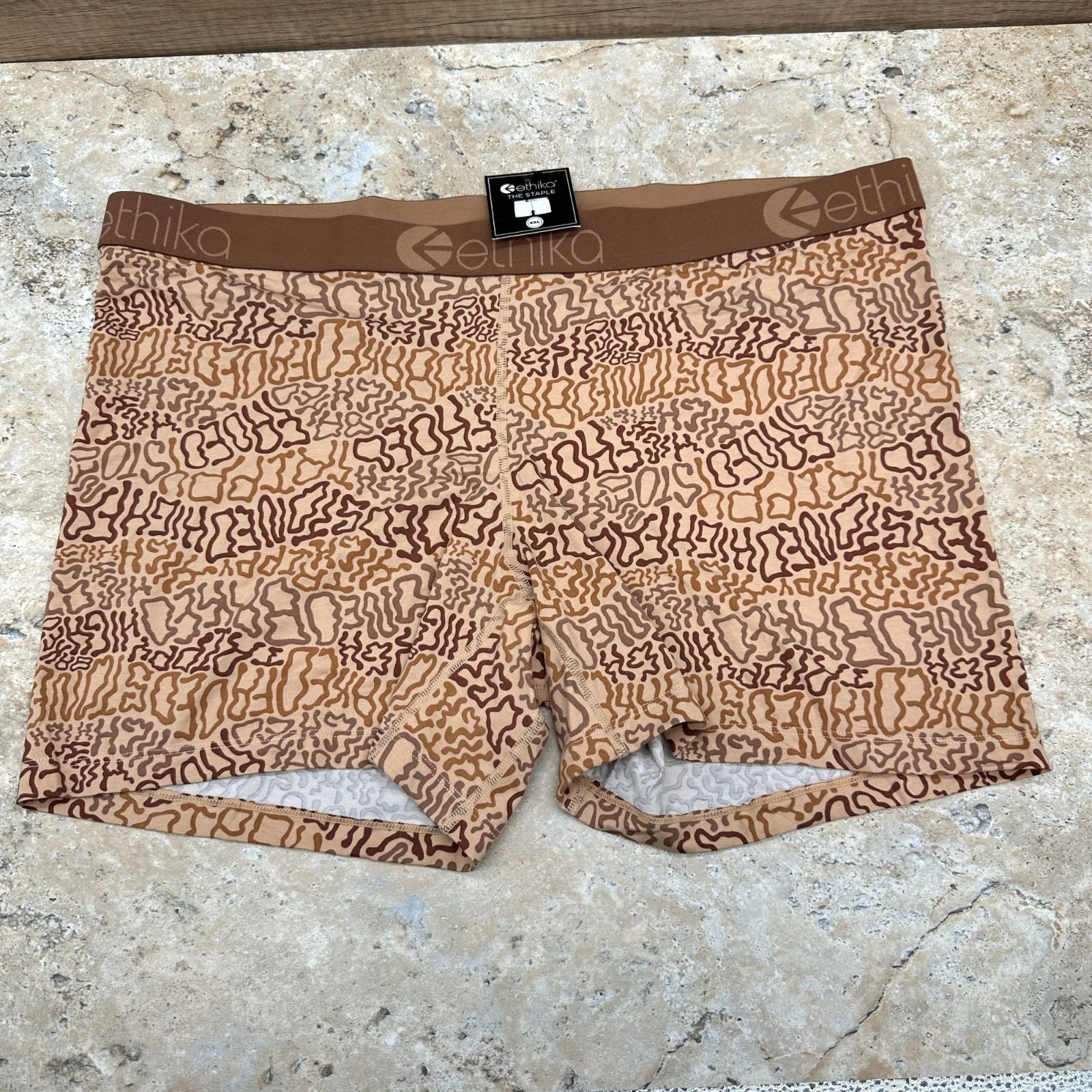Ethika The Staple Underwear Womens Boxer Size 4XL Stonernyms Pattern NWT