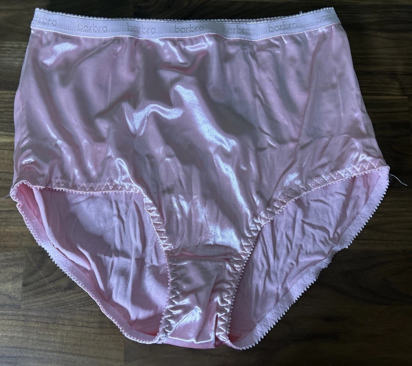 BARBARA B2BODY Second Skin Satin Panties Pink SISSY SEXY XL Glossy Shiny Brief