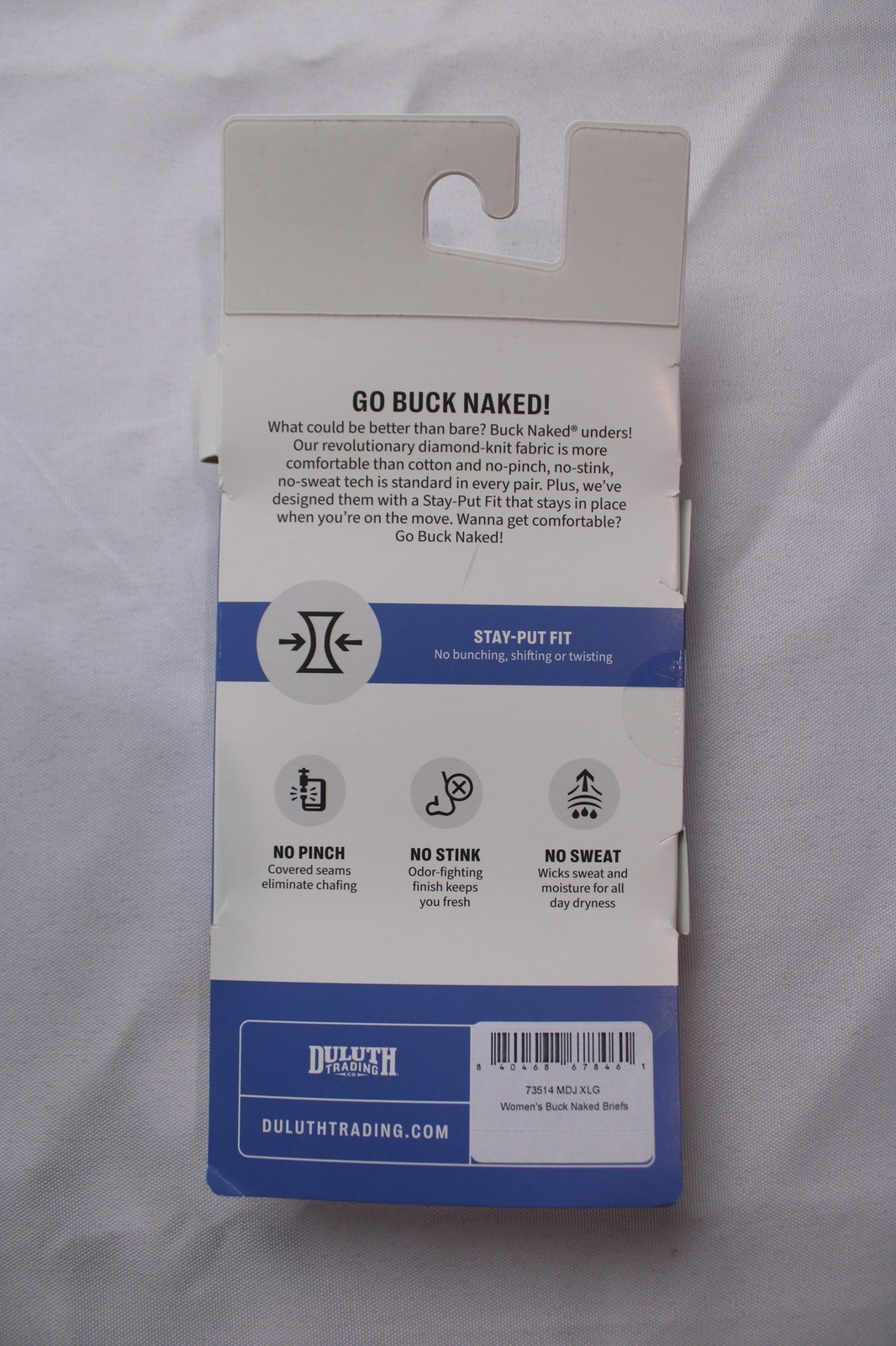 Duluth Trading Co Women’s High-Rise Buck Naked Brief DH3 More Smores XL NWT